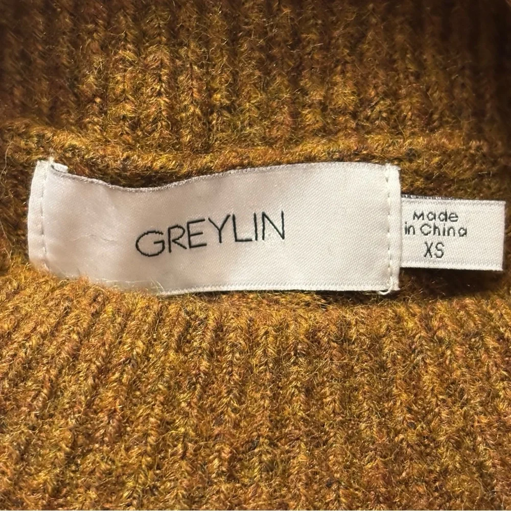 Greylin Women's Golden Brown Knit Sweater Size XS - Picture 5 of 6
